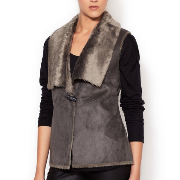 Design History Faux Suede Vest XS - Picture 1 of 3